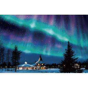 ジグソーパズル 1000ピース 光るパズル きらめくオーロラの夜