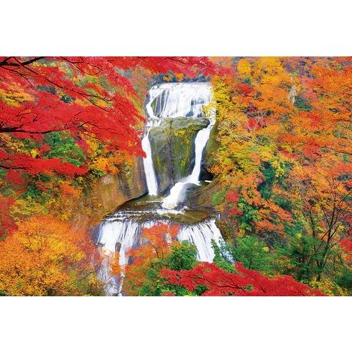 ジグソーパズル 1000ピース 秋に染まる袋田の滝 1000-114