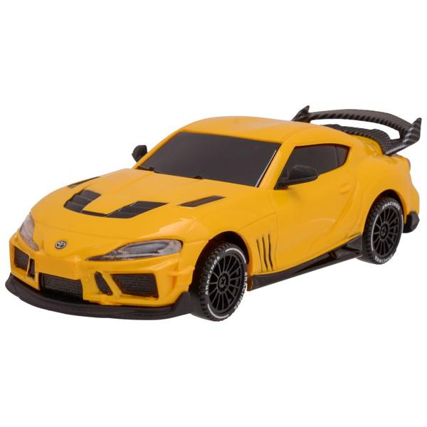 8月発売予定 HiTEC APECAR 1/43 RC ドリフトカー スープラ イエロー 電動R/C...