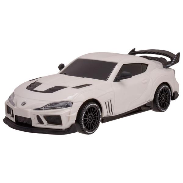8月発売予定 HiTEC APECAR 1/43 RC ドリフトカー スープラ ホワイト 電動R/C...