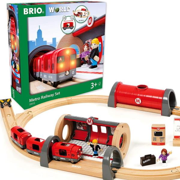 メトロレールウエイセット　33513　知育玩具 BRIO ブリオ