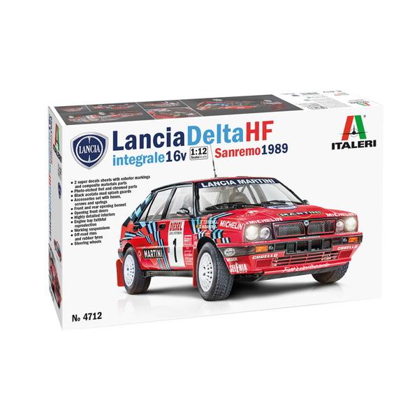 【7月発売予定】　イタレリ 1/12 ランチア デルタ HF インテグラーレ 16V 1989 サン...