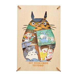 ペーパーシアター　ウッドスタイル となりのトトロ My Neighbor Totoro　ネコポス送料無料｜toystadium-jigsaw
