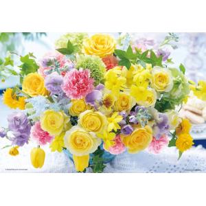 ジグソーパズル 1000ピース 純真な心に響くブライトフラワー マイクロピース 26×38cm M81-582