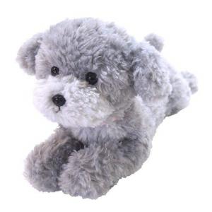 ひざわんこ トイプードル グレー ぬいぐるみ 犬 動物 アニマル 全長39cm P-4152 