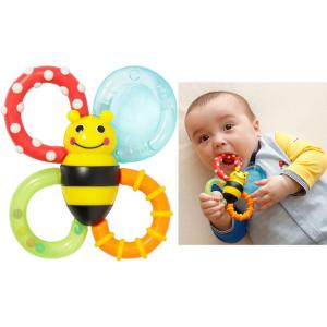 Sassy サッシー 歯固めラトル カミカミみつばち TYSA80679　生後3ヶ月から　ひんやり感...
