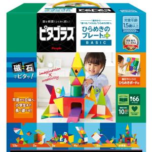 ピタゴラスBASIC ひらめきのプレート+（プラス）　対象年齢1.5歳以上　知育玩具 プレゼント　PGS139｜toystadium-woodentoy