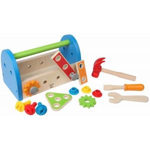 木のおもちゃ カーペンター ツールボックス E3001　対象年齢 :3歳以上｜toystadium-woodentoy