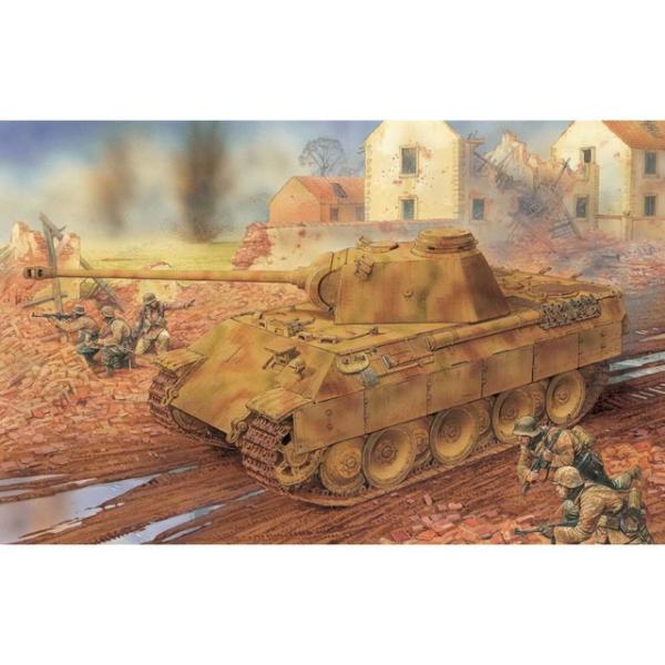 ドラゴン 1/35 WW.II ドイツ軍 Sd.Kfz.171 パンターD型 w/ツィメリットコーテ...