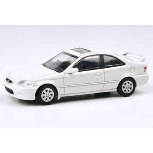 PARA64 1/64 ホンダ シビック EM1 1999 タフタホワイト EX LHD 完成品ダイ...