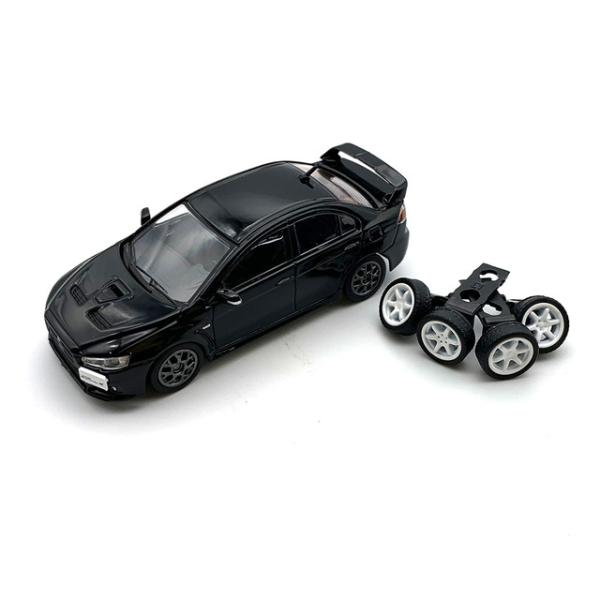 BM CREATIONS 1/64 三菱 ランサー エボリューション X ブラック LHD 左ハンド...