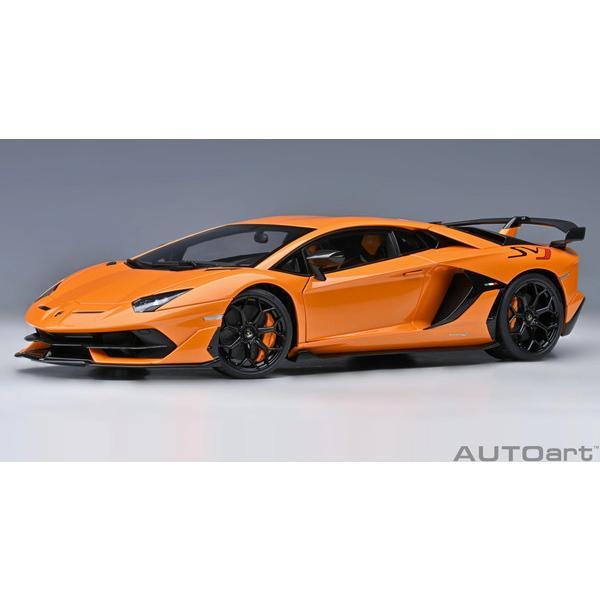 AUTOart 1/18 ランボルギーニ アヴェンタドール SVJ パール・オレンジ 完成品ミニカー...