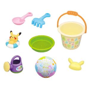 モンポケの砂場遊びセット　ピカチュウ（バケツセット＆ボール＆みずでっぽう）　