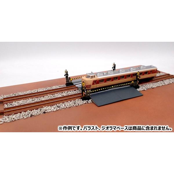 当店オリジナル！Nゲージ踏切情景3点セット No.02 485系特急電車 車両＋レール＋踏切セット　...