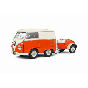 SOLIDO 1/18 クール コンビ 1950 (オレンジ/ホワイト) 完成品ダイキャストミニカー S1810902　送料無料