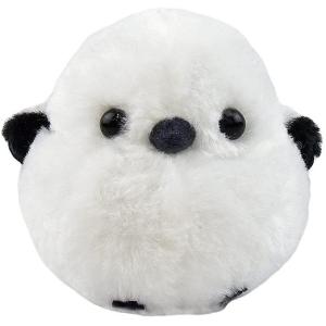 シマエナガ ふくふくシマちゃん ラベンダー ぬいぐるみ小 手乗りタイプ