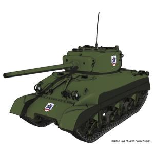 プラモデル　1/35　ガールズ＆パンツァー最終章　M4A1シャーマン　サンダース大学付属高校　GP-43　送料無料｜toystadiumookawaya