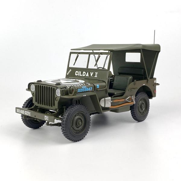 イタレリ 1/24 アメリカ軍 1/4トン 4×4トラック 80周年記念 塗装用ステンシルシート付属...