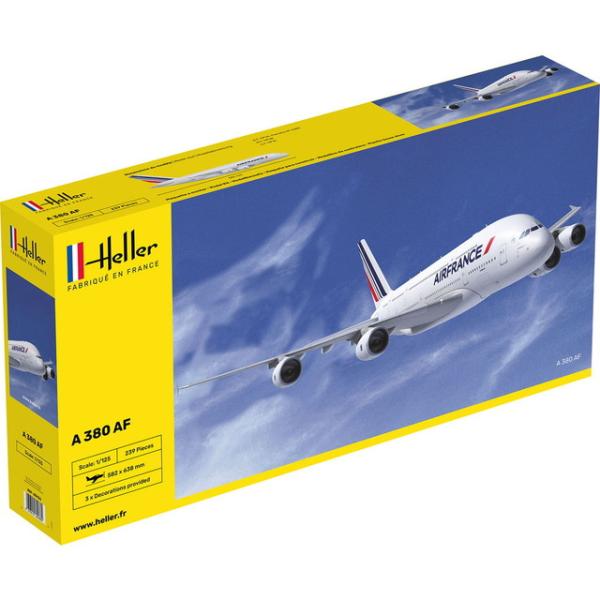 エレール 1/125 A380 エールフランス プラモデル HE80436　送料無料