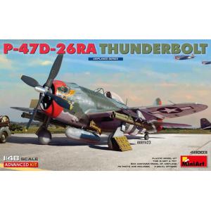 ミニアート 1/48 WW.II アメリカ軍 P-47D-26A サンダーボルト アドバンスドキット...