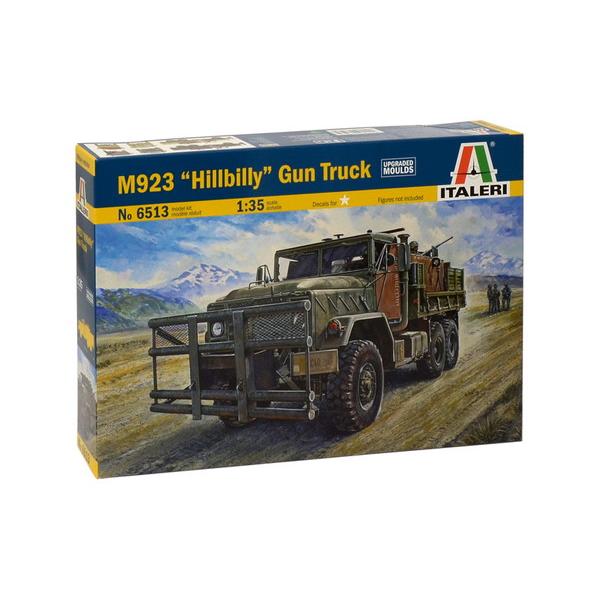 イタレリ 1/35 アメリカ軍 5t トラック M923 "ヒルビリー" ガントラック プラモデル ...