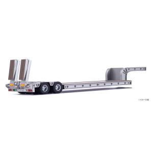 プラッツ 1/50 16輪 中低床重量物運搬用トレーラ 自動あゆみ付き シルバー 完成品 KK1011SV　送料無料