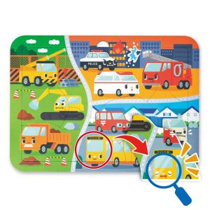 みつけてパズル（はたらくのりもの）  知育玩具　対象年齢3才〜　送料無料｜toystadiumookawaya