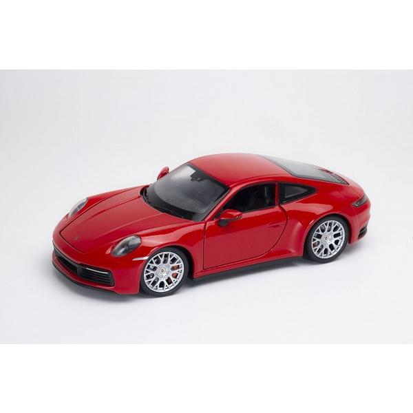 WELLY 1/24 ポルシェ 911 カレラ 4S レッド 完成品ダイキャストミニカー WE240...