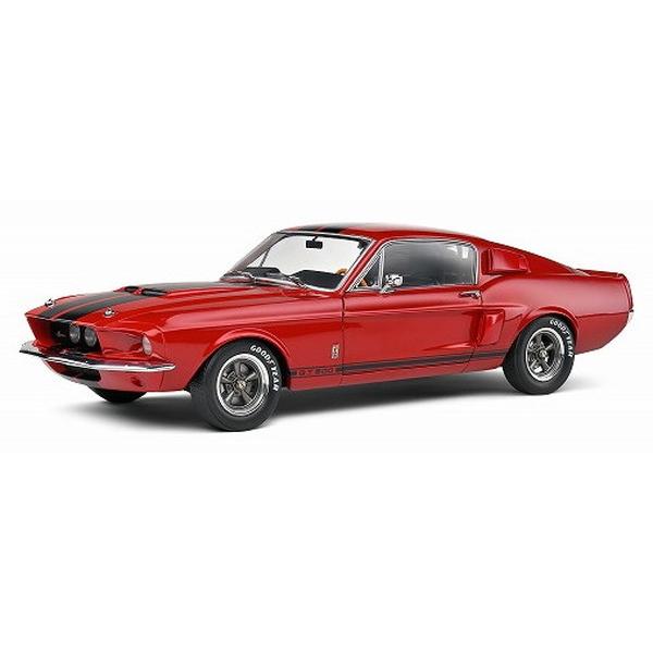 SOLIDO 1/18 シェルビー GT500 1967 レッド 完成品ダイキャストミニカー S18...