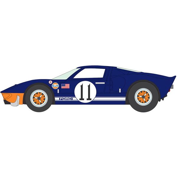 AUTOWORLD 1/64 1964 フォード GT40 ダークブルー/ガルフ 完成品ダイキャスト...