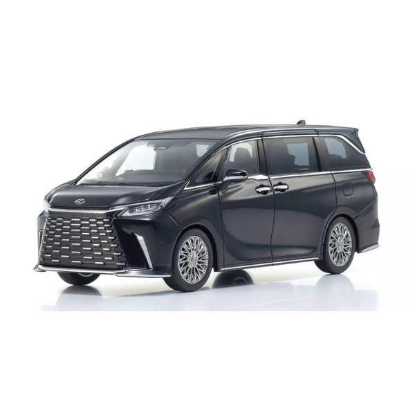 京商オリジナル 1/43 LEXUS LM 500h (グラファイトブラックガラスフレーク 4席ブラ...