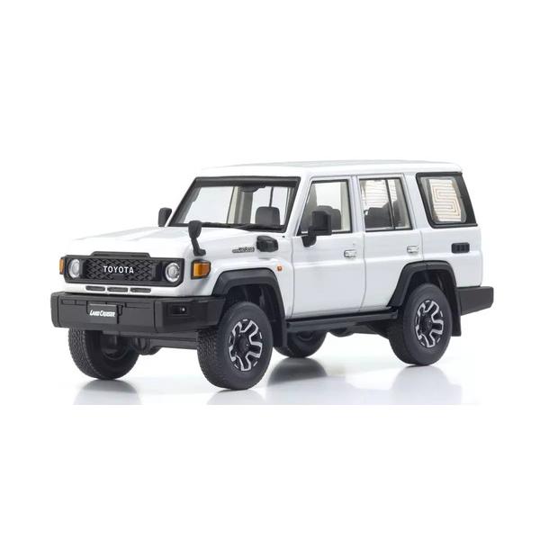 京商オリジナル 1/43 トヨタ ランドクルーザー 70 (スーパーホワイト II) 完成品ダイキャ...