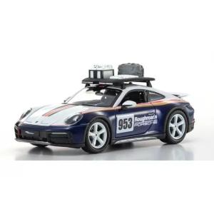 Bburago 1/24 ポルシェ 911 (992) ダカール 2023 ホワイト/ブルー 完成品...