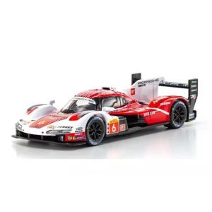 Bburago 1/43 ポルシェ 963 2024 No,6 ホワイト/レッド クリアケース 完成...