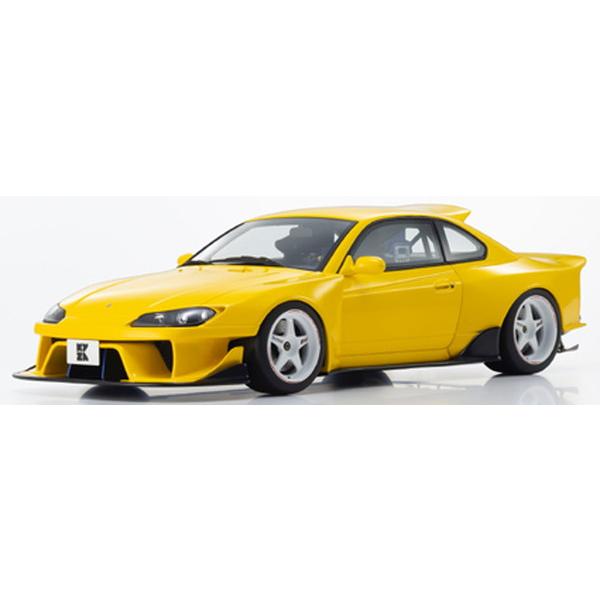 京商オリジナル 1/18 samurai 日産 シルビア S15 Khyzyl Saleem (イエ...