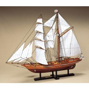 ウッディジョー木製帆船模型1/50ゴールデンハインドレーザーカット加工