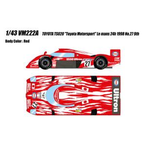 【●カタログ】　VISION 1/43 トヨタ TS020 "トヨタモータースポーツ" ルマン24時間 1998 No27 9位 完成品ミニカー VM222A　送料無料｜toystadiumookawaya