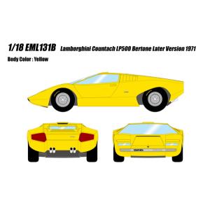 EIDOLON 1/18 ランボルギーニ カウンタック LP500 ベルトーネ 1971 (後期型) 完成品ミニカー EML131B　送料無料｜toystadiumookawaya