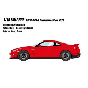 【9月発売予定】　EIDOLON 1/18 NISSAN GT-R Premium edition 2024 バイブラントレッド 完成品ミニカー EML083F　送料無料｜toystadiumookawaya