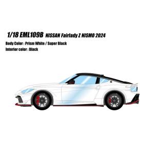 【9月発売予定】　EIDOLON 1/18 日産 フェアレディZ ニスモ 2024 プリズムホワイト/スーパーブラック 完成品ミニカー EML109B　送料無料｜toystadiumookawaya