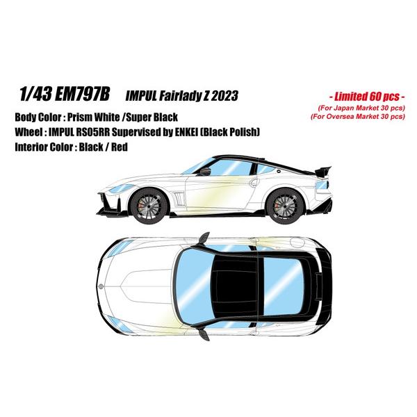 EIDOLON 1/43 インパル フェアレディZ 2023 プリズムホワイト / スーパーブラック...