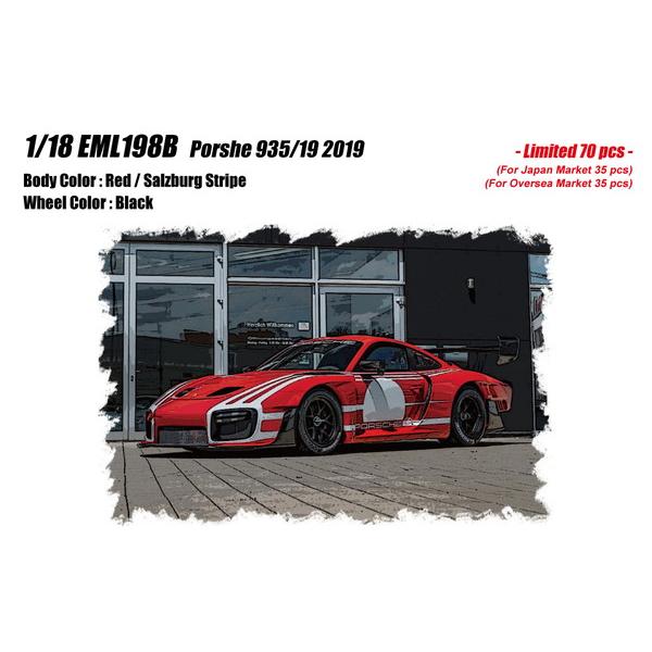 【7月発売予定】　EIDOLON 1/18 ポルシェ 935/19 2019 レッド / ザルツブル...