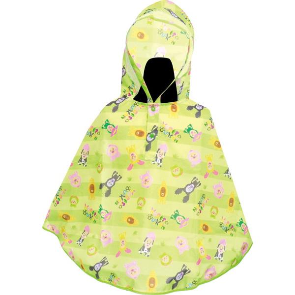 こびとづかん レインポンチョ キッズ 子供用 レインウェア 雨具 通園 通学 保育園 幼稚園 カッパ...