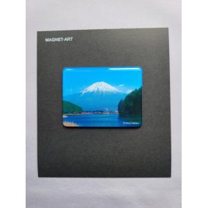 富士山（中）Shinji Ishihara No.5 富士と湖 FJ05　マグネットアート　日本の風景　お土産　ゆうパケット送料無料 新品｜toystadiumookawaya