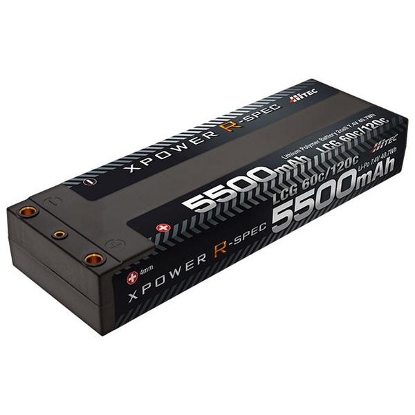 HiTEC XPOWER R-SPEC Li-Po 7.4V 5500mAh LCG 60C/120...