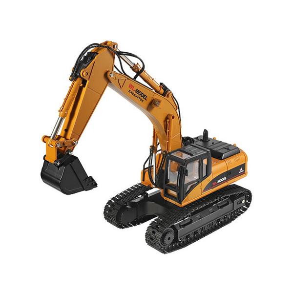 HiTEC WLtoys 1/16スケール WL-MODEL 油圧ショベル RTRセット 日本語説明...
