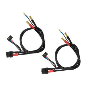HiTEC XT60⇒角型リポ充電ケーブル(ヨーロピアン) バランスコード一体型 2本入り HMJ4...