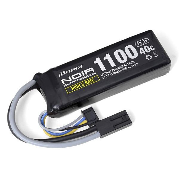ジーフォース Noir Suppression LiPo 11.1V 1100mAh 40C ミニS...