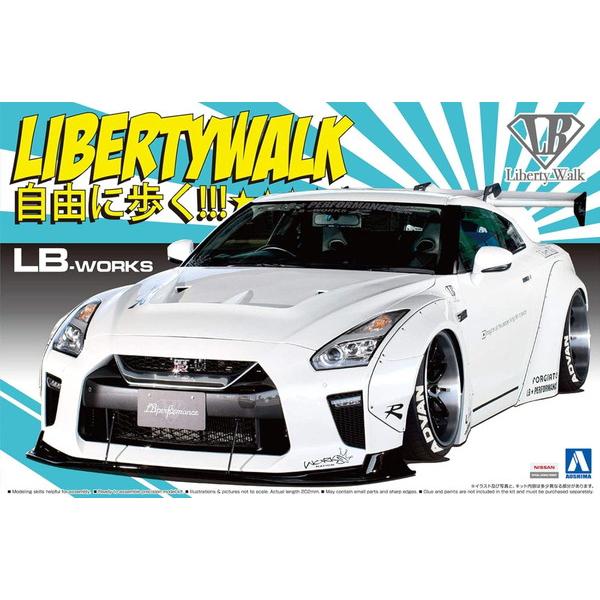 6月再入荷予定 アオシマ 1/24 リバティーウォーク No.11 LBワークス R35 GT-R ...