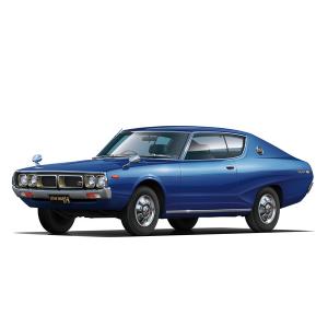 アオシマ プラモデル 1/24 ザ・モデルカー No.049 ニッサン KGC110 スカイラインHT2000GT-X '74 送料無料｜toystadiumookawaya